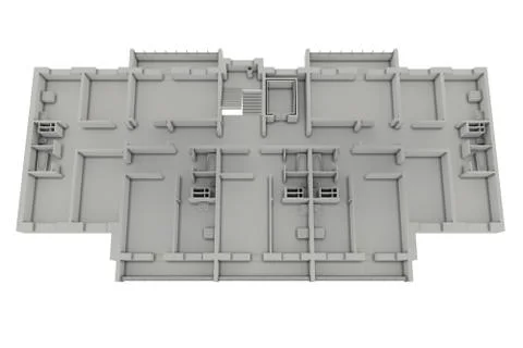 Floor plan house 스톡 일러스트