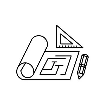 Floor plan icon vector. Professional, pixel perfect icons optimized for bot.. Stock Illustration