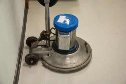 Floor polishing machine Stock Photos
