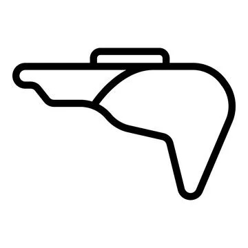 Floor racetrack icon outline vector. Circuit start Stock Illustration