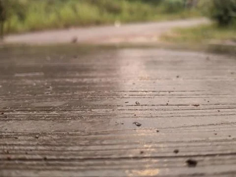 Floor in the rain Stock-Fotos