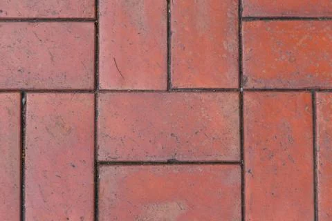Floor of the red walls. Stock Photos