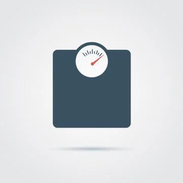 Floor scale icon Stock Illustration
