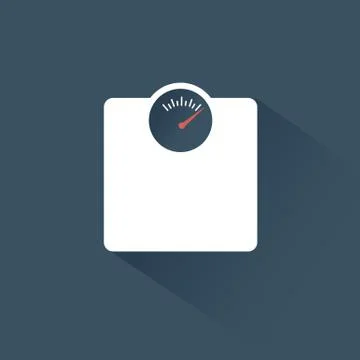 Floor scale icon Stock Illustration