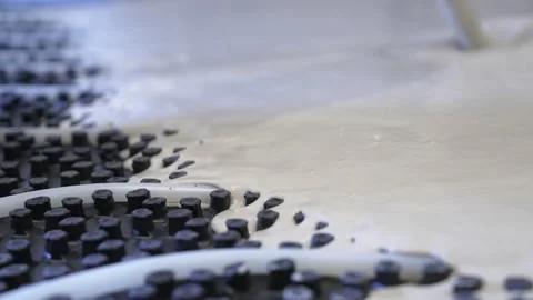 Floor Screed on a construction site with heating pipes Stock Footage 159484506