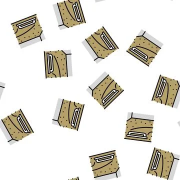 Floor screed vector seamless pattern Stock Illustration