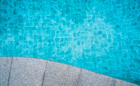 Floor texture with the pool with frame Stock Photos