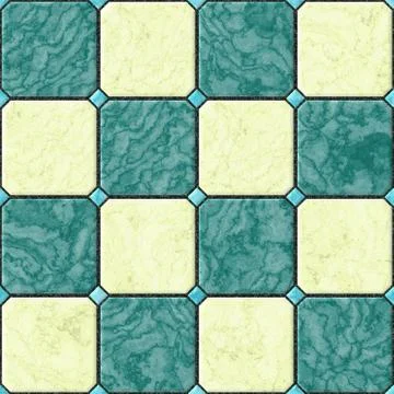 Floor tiles seamless generated hires texture Stock Illustration
