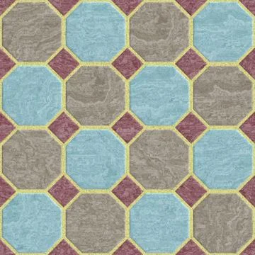 Floor tiles seamless generated hires texture Stock Illustration