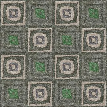 Floor tiles seamless generated texture Illustrazione stock