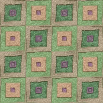 Floor tiles seamless generated texture Illustrazione stock