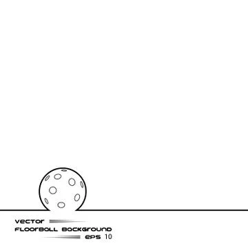 Floorball background vector illustration Stock Illustration