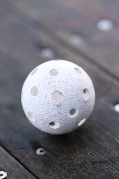 A floorball ball Stock Photos