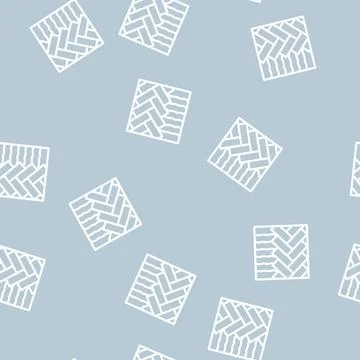 Flooring building material line vector seamless pattern Ilustración de archivo