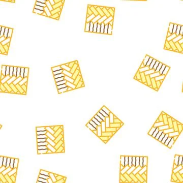 Flooring building material vector seamless pattern Ilustración de archivo