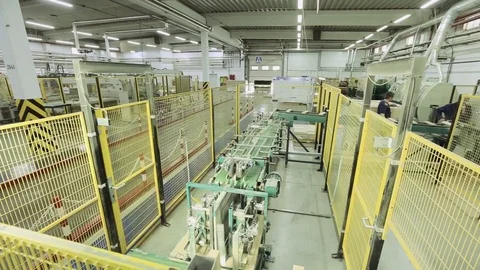 Flooring on the line Stock Footage 75257817