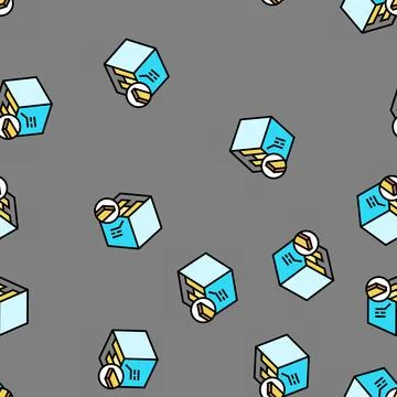 Flooring options interior designer vector seamless pattern Ilustración de archivo