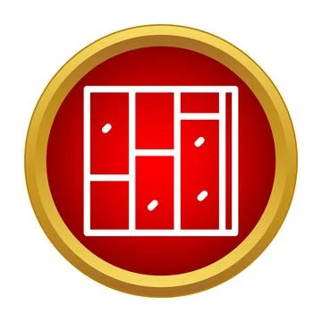 Flooring panels icon for house interior design Stock Illustration