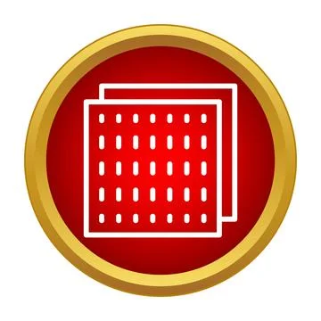 Flooring tile grid pattern modern icon design Stockillustratie