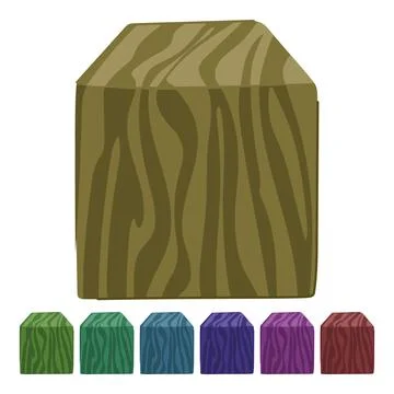 Flooring wood platform vector cartoon graphic Stock Illustration