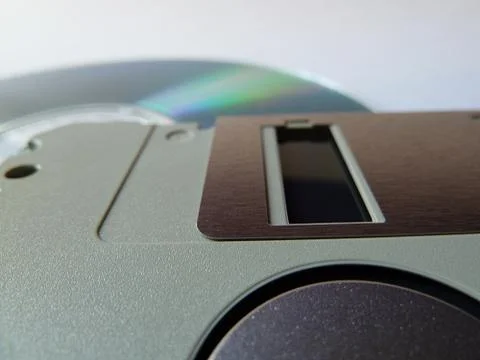 Floppy and cd Stock Photos