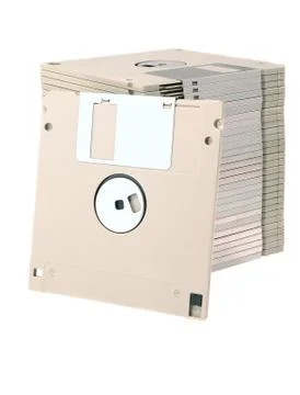 Floppy Computer Disk Foto stock
