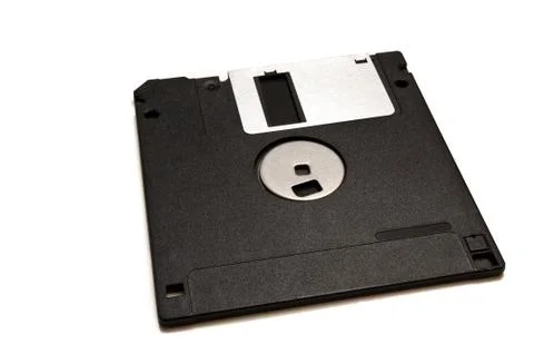 Floppy disc isolated on the white background Foto stock