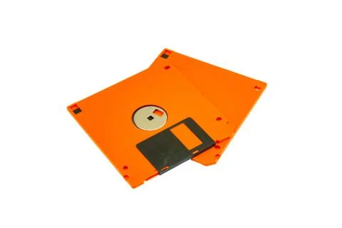 A floppy disk , also called a floppy, diskette isolated white background Photos