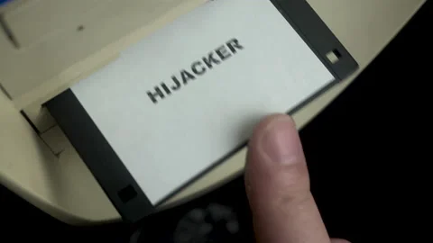 Floppy Disk With Browser Hijacker, Minor Computer Virus Software in PC Stock Footage 172529474