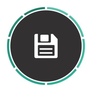 Floppy Disk computer symbol Stock Illustration