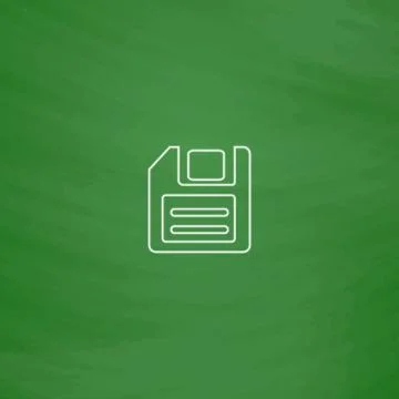 Floppy Disk computer symbol Stock Illustration