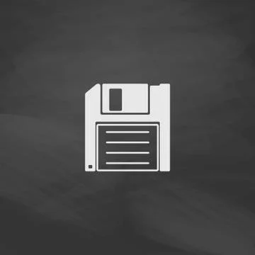 Floppy disk computer symbol 스톡 일러스트