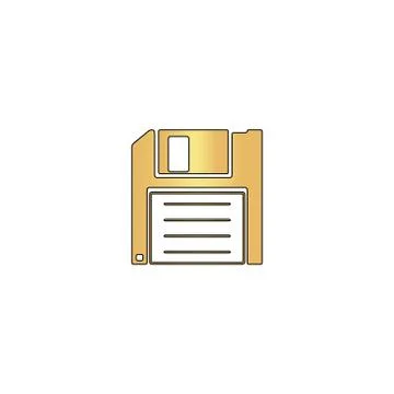 Floppy disk computer symbol Stock Illustration