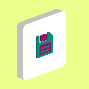 Floppy Disk computer symbol Stock Illustration
