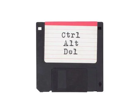 Floppy disk, data storage support Stock Photos