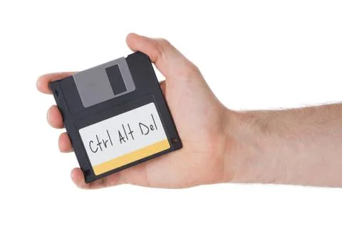 Floppy disk, data storage support Stock Photos