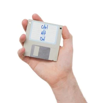 Floppy disk, data storage support Stock Photos