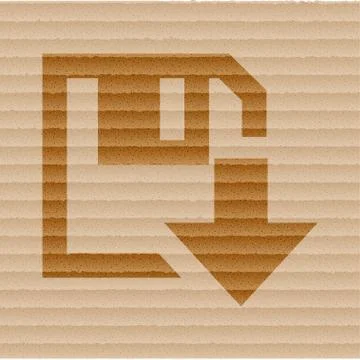 Floppy disk download icon Flat with abstract background Stock Illustration