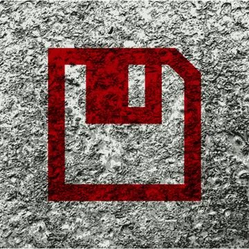 Floppy disk. Flat modern web button and space for your text 库存插图