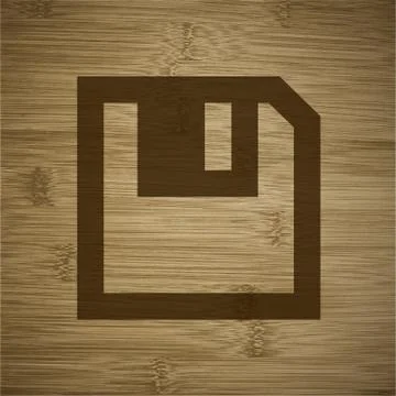 Floppy disk icon Flat with abstract background Stock Illustration