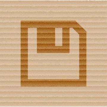 Floppy disk icon Flat with abstract background Stock Illustration