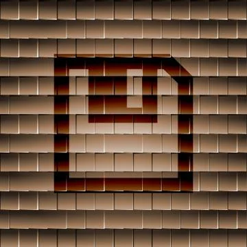 Floppy disk icon Flat with abstract background Stock Illustration