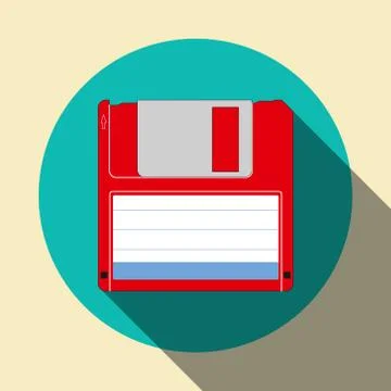 Floppy disk icon Illustrazione stock