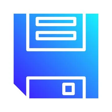 Floppy Disk Icon, Old Technology Illustration Stock Illustration