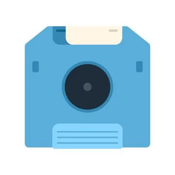 Floppy disk icon representing retro data storage Illustrazione stock