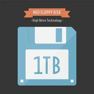 Floppy disk Illustrazione stock