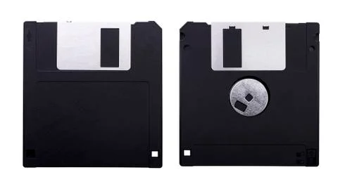 Floppy disk isolated on white Stock Photos