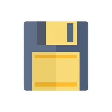 Floppy Disk Magnetic Computer Data Storage Support Stock Illustration