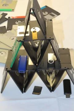 Floppy disk magnetic Stock Photos