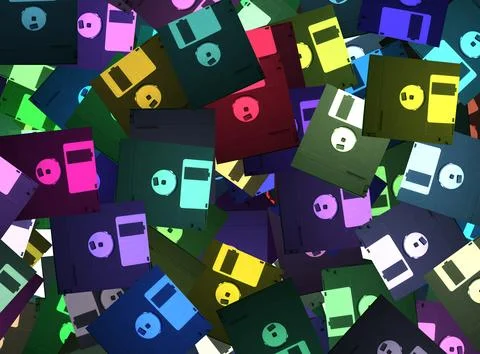 Floppy disk Foto stock